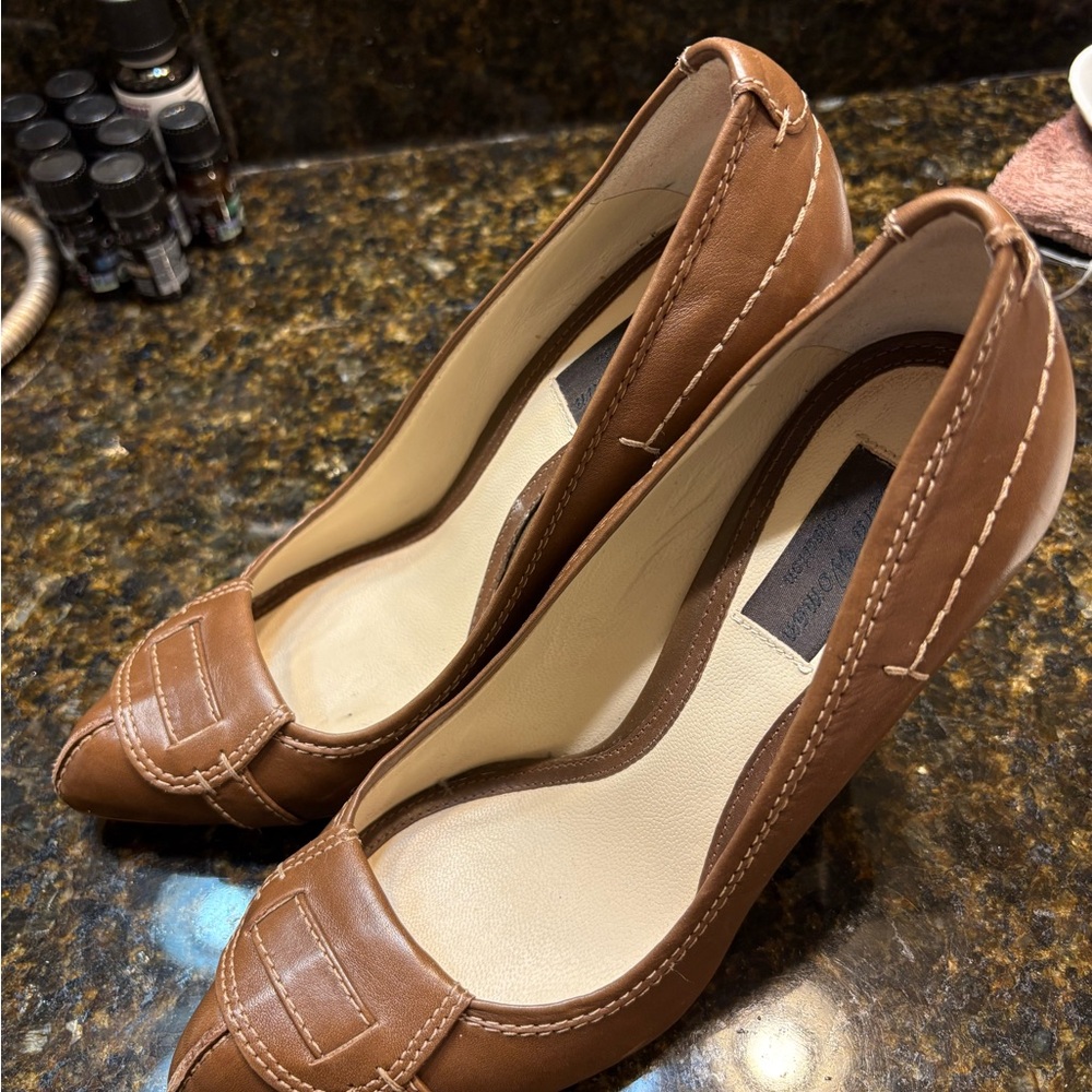Zara brown heels